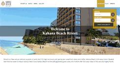 Desktop Screenshot of kahanabeach.com